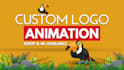 make professional custom logo animation intro