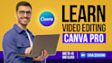 teach you video editing in canva via zoom app
