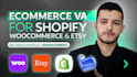 be your efficient bilingual shopify or woocommerce VA