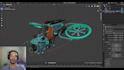 3d rig vehicles, robots, and mechanical hard surface assets in blender