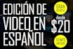 create 1000 short vertical videos in spanish with professional editing