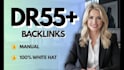 build high DR 55 or higher backlinks for google offpage SEO ranking