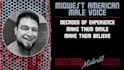 record a professional american male voice over with warm midwestern baritone