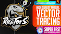 redraw vector file, svg, vectorize my logo, create vector file adobe illustrator