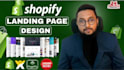 design shopify landing page, pagefly landing page, webflow,wordpress,wix website