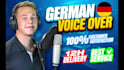 record a male german voice over for you