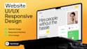 design engaging UI UX design for website design and app design using figma