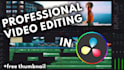 professionally edit any video with davinci resolve