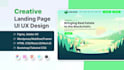 do figma landing page design and website development