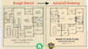 create 2d floor plan in autocad