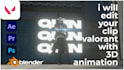 make ur clip valorant montage with 3d animation looks clean