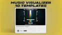 make a youtube music visualizer and audio spectrum