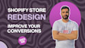 design or redesign existing shopify website or dropshipping store