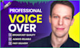 record professional american male voice over