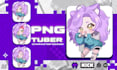 design a custom pngtuber model in anime style for your streaming
