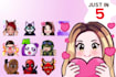 animate twitch emotes, gifts, stickers, icons