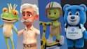 create a  premium quality 3d cartoon character