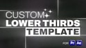 create a custom professional lower thirds template mogrt