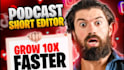 edit your podcast into engaging short form video clips