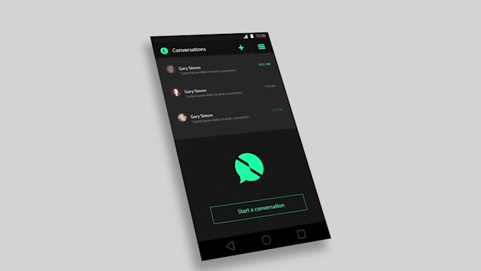 do mobile app reskining animation and presentation
