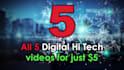 make all 5 hi tech digital logo intro animations