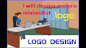 design modern minimalist logo