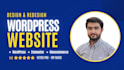 design, develop and build a professional wordpress website