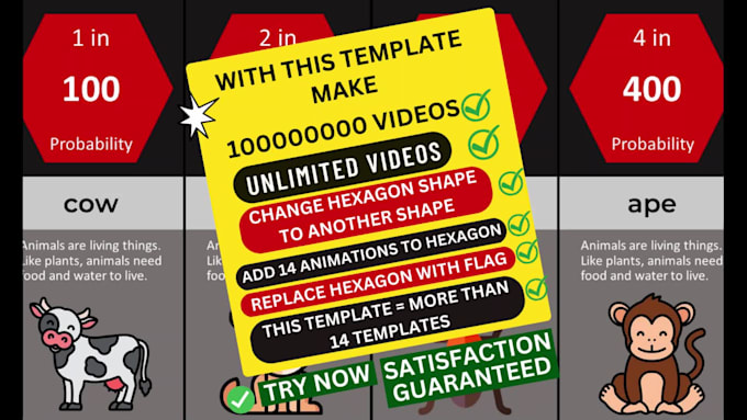 Make unlimited viral probability comparison video for youtube using ...