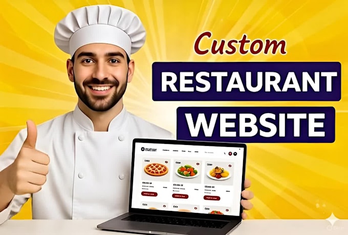 build a restaurant food ordering websites for cafe, bakery and catering
