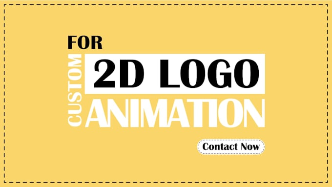 create custom 2d logo animation