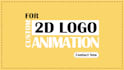create custom 2d logo animation