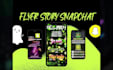 design flyer story snapchat business