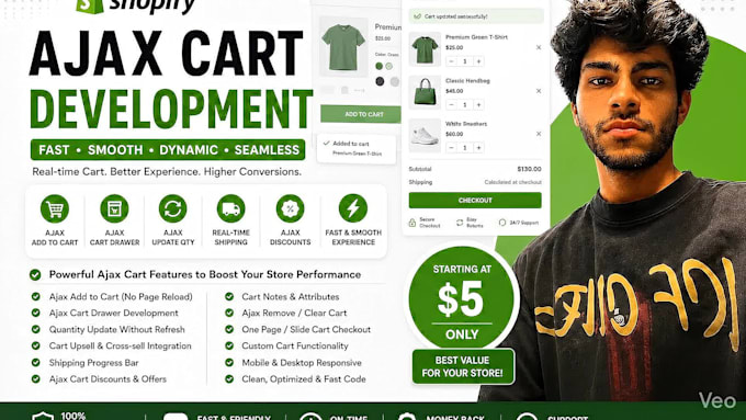 customize, fix, and develop shopify cart page, cart drawer