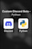 create a custom python discord bot with features you need