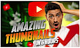 design best youtube thumbnail design within 6 hours