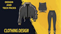 do clothing design technical flat sketch fashion tech pack
