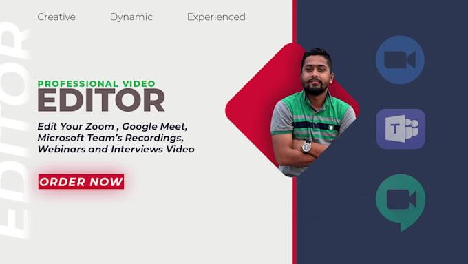 edit zoom video recording, webinar, conference professionally