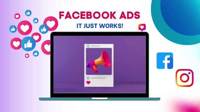 design premium high converting facebook ad images