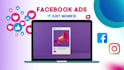 design premium high converting facebook ad images
