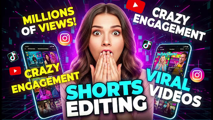 do professional video edit, youtube and tiktok video editing
