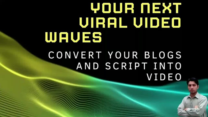 convert article,blog,text and script into cash cow youtube video