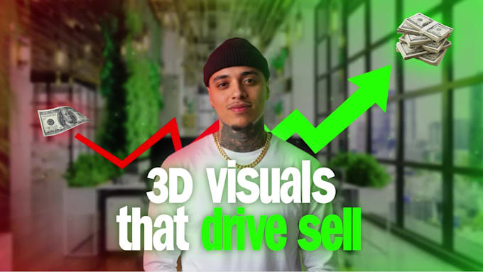 create realistic 3d product visuals