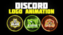 design animated discord logo animation banner gif, pfp, icon