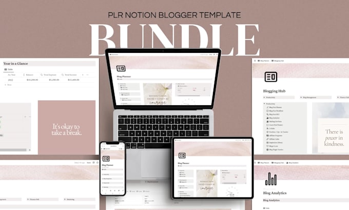 send a notion blogging template with private label rights