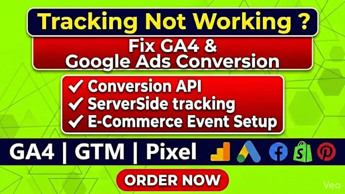 fix or setup ga4 ecommerce tracking, google analytics 4 server side tracking