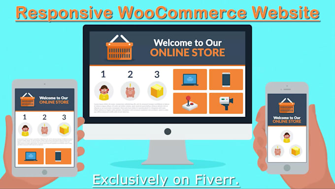build website online shop with wordpress and woocommerce