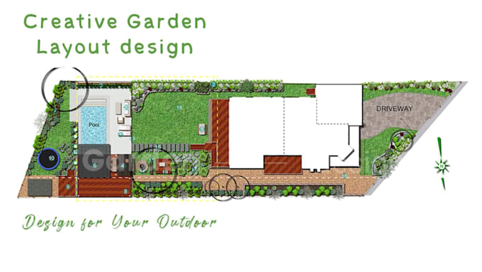 be your garden designer to create a unique and functional garden layout for you