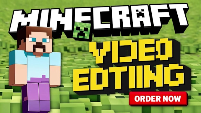 professionally edit funny and engaging minecraft videos