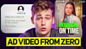create video ad creative from zero for facebook and google