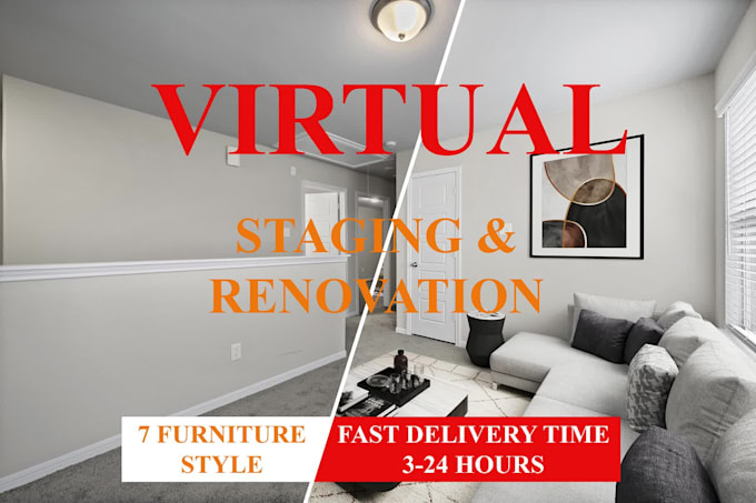 do virtual staging, virtual furniture, virtual renovation